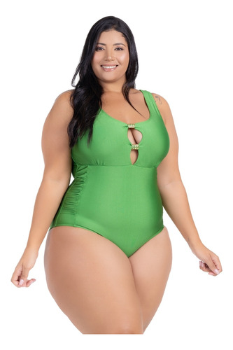 Maio Body Acinturado Plus Size Modela Cintura Liso Casual