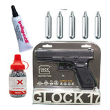 Pistola Gen 3 Glock 17 4.5mm Paq 4pz Blowback Co2 Xchws P