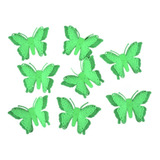 Mariposas 3d Fluorescentes Brillan En La Oscuridad X 8 U