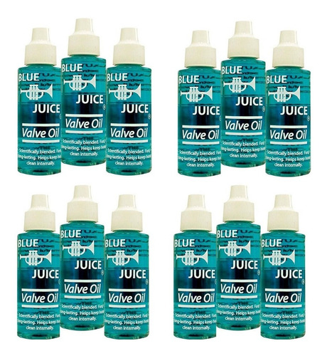 Aceite Válvulas Blue Juice / 12 Piezas / Envío Gratis