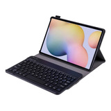 Teclado Bluetooh + Funda Para Tablet Samsung S6 Lite Sm-p613