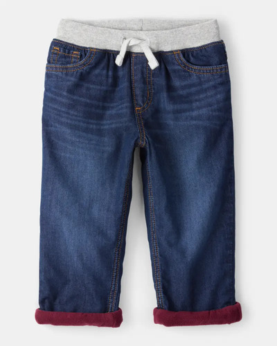 Jeans De Mezclilla Con Forro De Niño 2u032910 Carters®