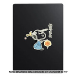 Etiqueta Sticker 10cm Snoopy Espada Cabeza 40a