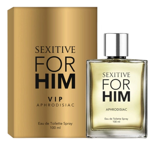 Perfume Masculino Con Feromonas For Him Vip Sexitive 100 Ml