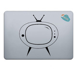 Calcomanía Sticker Para Laptop Televisión Antigua