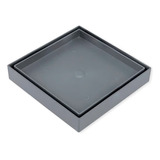 Ralo 10 X 10 Oculto Piso/ Porcelanato Inteligente Cinza