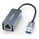 Adaptador Usb A Ethernet, Breilytch Usb 3.0 A 10/100/100/100