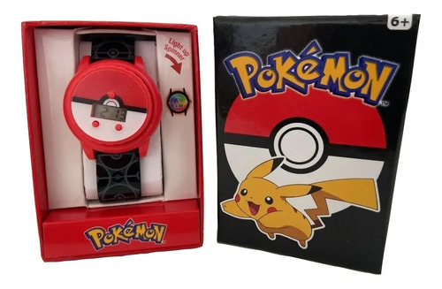 Reloj Spinner Pulsera Pokemon Pikachu Watch Con Luz