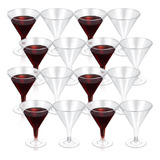 Copas De Plástico Para Martini, Copas De Vino Transparentes,