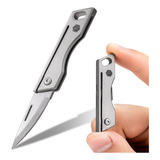 Keyunity Kk06 Mini Cuchillo De Bolsillo Edc, Pequeno Cuchill