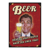 #958 - Cuadro Decorativo - Cerveza Beer Bar Quincho No Chapa