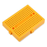 10 Peças Do Mini Protoboard 170 Furos Amarelo