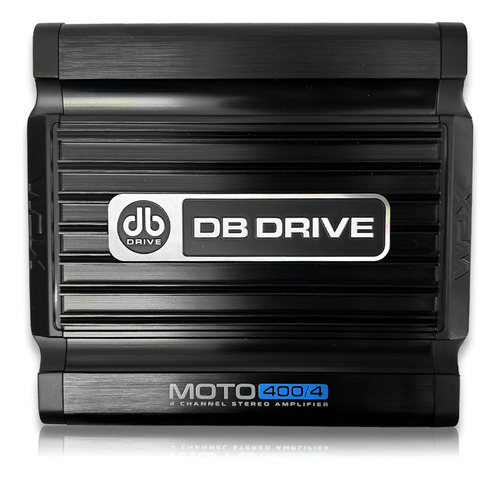 Amplificador Mini Marino Db Drive Moto400/4 Clase D 400w 4ch Color Negro