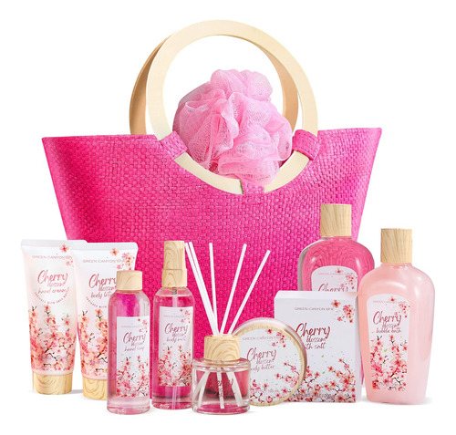 Green Canyon Spa Cesta De Regalo Para Mujer, 11 Piezas De Ki