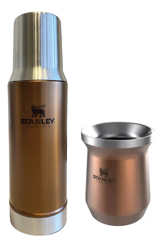 Combo Stanley Termo 800ml. + Mate Colores Varios