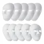 Pack 10 Máscaras Plásticas Completas Para Manualidades | Envío gratis