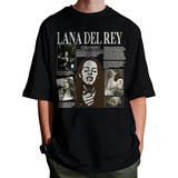 Camiseta Oversized Lana Del Rey Ultraviolence Album Pop