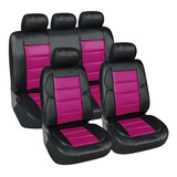 Funda Cubre Asiento Cuerina Ultra Acolchada Soporte Lumbar