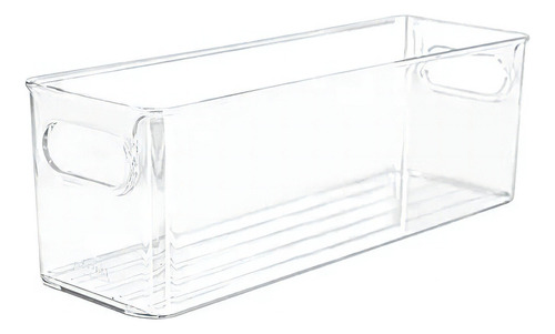 Recipiente Organizador De Refrigerador Multiuso Acrílico 10x30cm