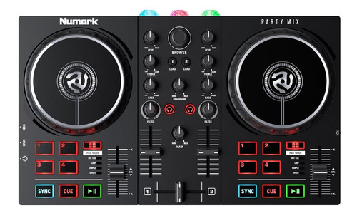 Numark Party Mix 2 Mkii Controlador Dj Usb Luces