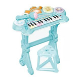 Piano Juguete Electrónico Para Niños Musical Con Micrófono