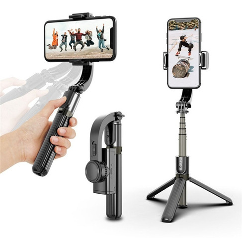 Estabilizador De Mano Cardán L08 Bluetooth TriPod Selfie St
