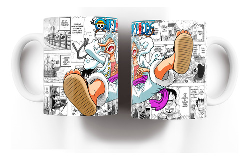 One Piece Luffy Gear 5 Taza Anime Personalizada 11