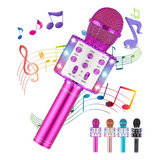 Microfono De Karaoke Inalambrico Bluetooth Para Ninos, Porta