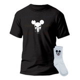 Pack Playera Mouse Comic Antiheroe+ 1 Par Calceta 1p2404094