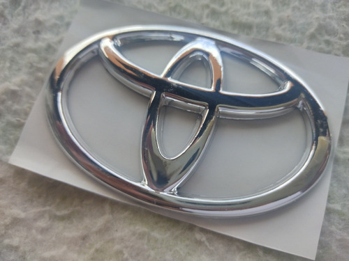 Emblema Logo Insignia Toyota Meru Prado 9x6 Centimetros Tras Foto 5