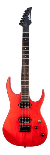 Guitarra Eléctrica Newen Newen Rock Rock De Roble Blanco Red Wood Poliuretano Satinado