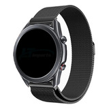 Pulsera Milanese Loop De 22 Mm Para Samsung Galaxy Watch 3 De 45 Mm, Color Negro