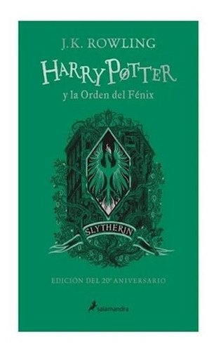 Harry Potter 5 Orden Del Fenix 20 Aniversario Slytherin