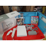 Wii Retrocompatible Con Caja,wii Party,new Mario Y Star Wars
