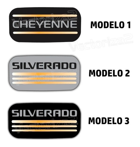 Cheyenne Y Silverado Chevrolet Emblema Foto 3