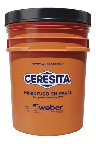 Ceresita Weber Hidrofugo 4 K Pasta Pared Exterior Techo Piso