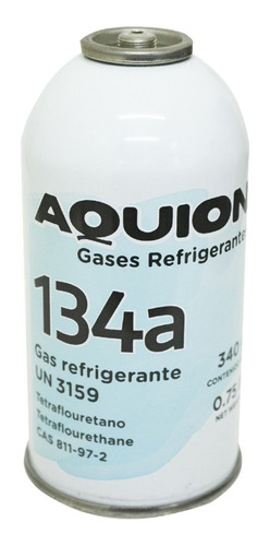 Aquion 134 A Lata De .340 Kgs Refrigerante