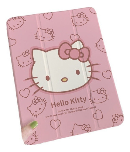 Funda De Tablet Hello Kitty Para iPad Air Pro Mini A