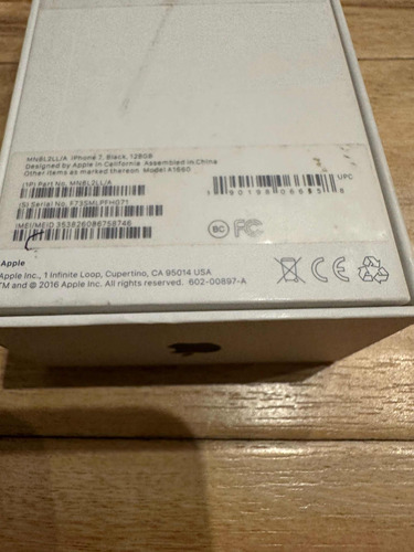 Caja Vacia iPhone 7 De 128 Gb Nueva Excelente Estad Original