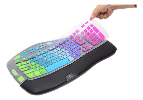 Practica Teclado Protector Softamm For Logitech Mk...