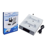 Carregador Playstation 5 Ps5 Duplo Dual Charger De Mesa