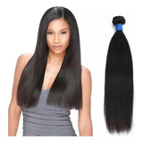 Cabello Humano Natural Liso Sobre Lienzo, 50 Cm, 100 Gramos,