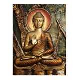 Papel De Parede Religioso Buda Budismo 3d 7m² Rl62