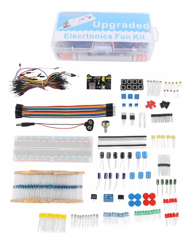 Kit Básico De Componentes Electrónicos Fun Surtido 830 Tie