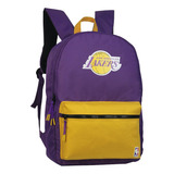 Mochila Deportiva Nba Los Angeles Lakers Reforzada Liviana 