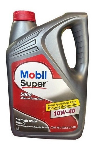 Aceite Semi Sintetico Mobil Super 10w40