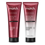  Combo Match. Proteção Da Cor: Shampoo 250ml + Condicionador
