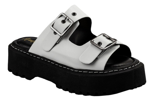 Sandalia Plataforma Chunky Birken Salto Blogueira  | S01.drm