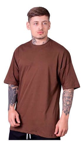Camiseta Oversized Unissex Camisa Streetwear Algodão Premium