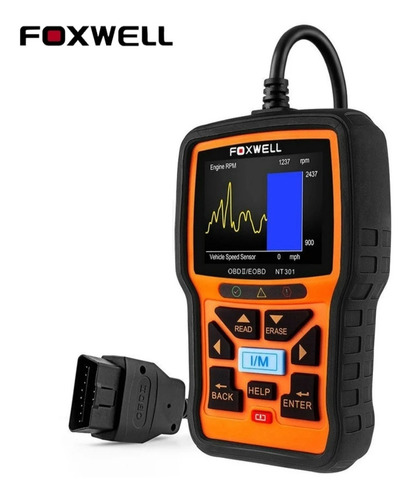  Nt301 Scanner Foxwell Diagnóstico Automotivo Profissional 